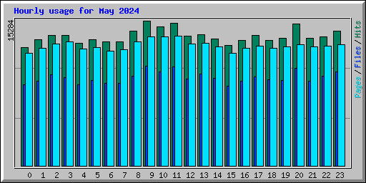 Hourly usage for May 2024